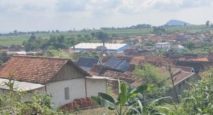 Potret suasana perkempungan sebuah desa di Kabupaten Rembang.