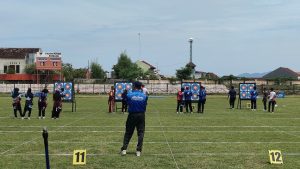 Kejurkab Panahan di Stadion Krida Rembang, Sabtu (29/11).