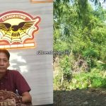Pasi Intel Kodim Rembang yang juga PJ Danramil Sumber, Kapten Joko Utomo dan salah satu lokasi di Dusun Semen Desa Sekarsari Kecamatan Sumber yang diusulkan pembangunan jembatan gantung dari Kasad.