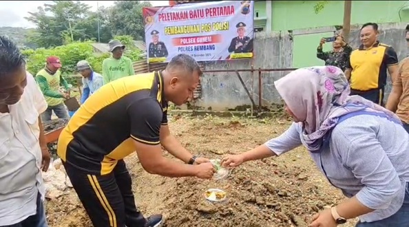 Kondisi Wilayah Naik Turun Gunung, Pos Polisi Tegaldowo Gunem Mulai Dibangun