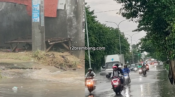 Fenomena Berkebalikan Di Jalan Pemuda Rembang, Menuai Sorotan Masyarakat (Banjir Rembang Hari Ini)