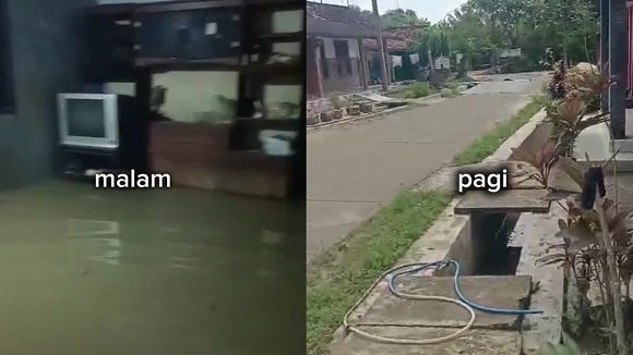 Puluhan Rumah Terendam Banjir, Usai Waktu Berbuka Puasa (Sisi Lain Kejadian Di Desa Sambiyan)