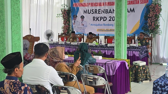 Pernyataan Keras!! Bupati Rembang Harno Kecewa Berat, Saat Forum Musrenbang Kecamatan Sedan
