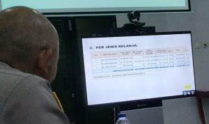 Sosialisasi anggaran Polres Rembang tahun 2026, di Aula Mapolres, Rabu (11/02).