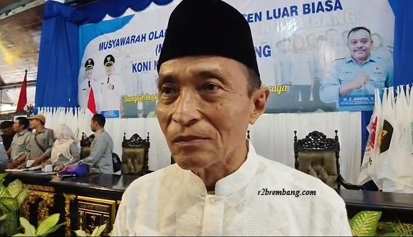 Pernyataan Pertama, Setelah Suswantoro Terpilih Menjadi Ketua Umum KONI Rembang