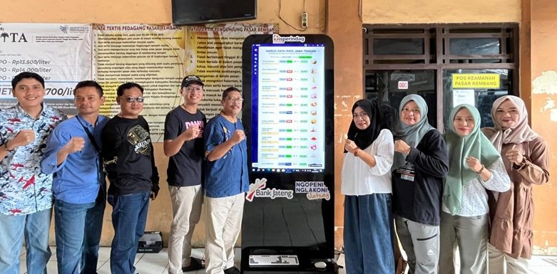 Pasar Rembang Dipasang Digital Signage Sijagad, Ini Dia Manfaatnya Bagi Pengunjung