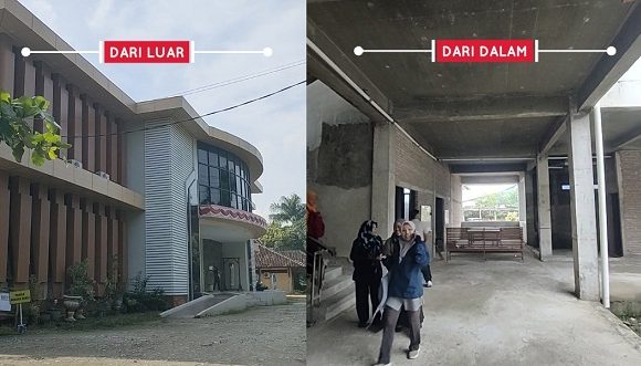 Dari Luar Bagus, Dari Dalam Kondisinya Mengejutkan (Kantor Dindikpora Rembang Perlu Banyak Polesan)