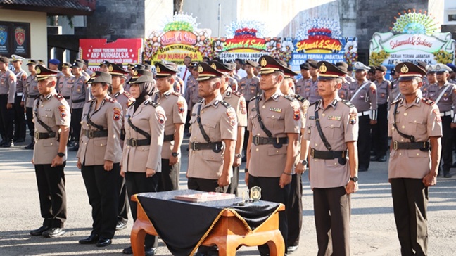 Pejabat Utama Polres Rembang Dimutasi, Dari Kapolsek Hingga Wakapolres !! Pindah Kemana ??