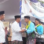 Suasana keberangkatan jemaah calon haji dari Kabupaten Rembang, Rabu pagi (06/05).