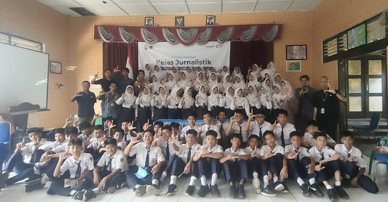 Kelas Jurnalistik PWI, Perkuat Budaya Literasi Di SMP N 1 Kaliori