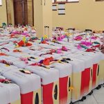 Pengumpulan koper calon Jemaah haji di Gedung Balai Kartini Rembang, Senin (04/05).