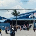 Pabrik sepatu PT Parkland World Indonesia (PWI) di Rembang.