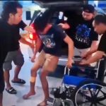 Tersangka pelaku pembunuhan di Dusun Nganguk, Desa Gandrirojo, Kecamatan Sedan ditembak kaki kanannya. (Dok. Jatanras).