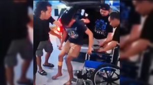 Tersangka pelaku pembunuhan di Dusun Nganguk, Desa Gandrirojo, Kecamatan Sedan ditembak kaki kanannya. (Dok. Jatanras).