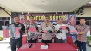 Release kasus Curanmor di Mapolres Rembang, Jum’at (29 Mei 2026).