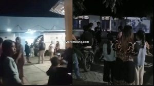 Warga Desa Wonokerto, Kecamatan Sale menggeruduk dua lokasi SPPG, Senin malam (11/05).