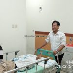 Tersangka kasus pencabulan terhadap anak berkebutuhan khusus, menjalani perawatan di RSUD Rembang. (Dok. Polres).