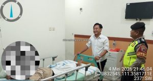 Tersangka kasus pencabulan terhadap anak berkebutuhan khusus, menjalani perawatan di RSUD Rembang. (Dok. Polres).