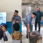 Wakil Bupati Rembang, Moch. Hanies Cholil Barro’ didampingi Direktur PT. RME, Rizal Wijaya hadir dalam kegiatan “Nyala Perdana CNG” di SPPG Dorokandang, Senin siang (01 Juni 2026).
