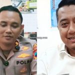 Kapolres Rembang sebelumnya, AKBP Mohammad Faisal Pratama akan digantikan pejabat baru, AKBP Muhammad Solikhin Fery (baju putih).