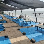 Abrasi di Pantai Caruban, Desa Gedongmulyo Kecamatan Lasem.