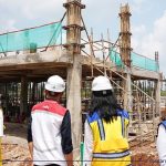 Pembangunan Sekolah Rakyat di Kabupaten Rembang. Tampak pejabat kementerian melakukan tinjauan, beberapa waktu lalu. (Kementerian PUPR).