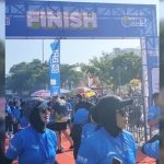 Suasana Rembang City Run 2026 di Alun-Alun Rembang, Minggu (26 Juli 2026).