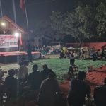 Peringatan 30 tahun refleksi tragedi Kuda Tuli (kerusuhan dua puluh tujuh juli), di halaman Kantor DPC PDI Perjuangan Kabupaten Rembang, Minggu malam (26/07).