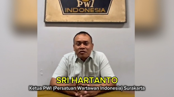 Sri Hartanto Pimpin PWI Surakarta, PWI Istimewa Yang Tidak Menginduk Jawa Tengah