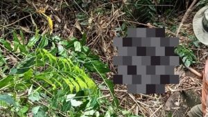 Sesosok mayat laki-laki ditemukan tengkurap di pinggir sungai Desa Dadapan, Kecamatan Sedan, Minggu (16/08).