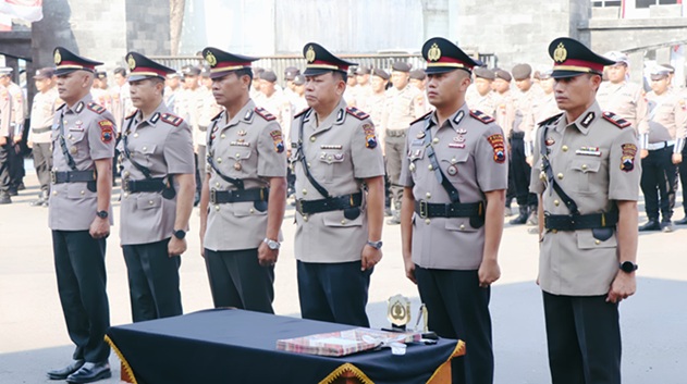 Inilah Personil Baru, 5 Kapolsek Dan Kasi Propam Polres Rembang