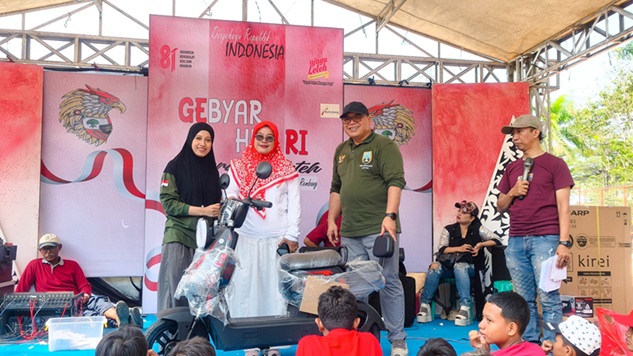 Dari Zumba Hingga Pasar Murah, Kelurahan Leteh Tampilkan Suasana Beda (HUT Ke-81 Kemerdekaan RI)