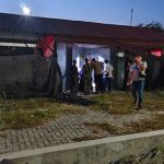 Lokasi temuan mayat perempuan, di sebelah utara Pasar Pamotan, Kamis petang (20/08).