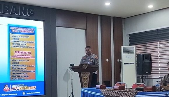 Satlantas Rembang Buka Layanan Aduan, Identitas Dirahasiakan (Pembuatan SIM Lebih Mudah)