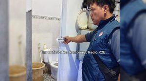 Tim Inafis Polres Rembang menggelar olah TKP, terkait kasus pengguguran bayi.