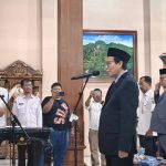 Bupati Rembang, Harno melantik Fahrudin sebagai Kepala BPBD Rembang, Rabu (23 September 2026).