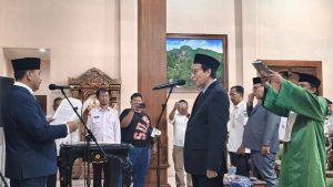 Bupati Rembang, Harno melantik Fahrudin sebagai Kepala BPBD Rembang, Rabu (23 September 2026).