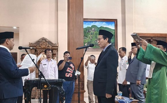 Alasan Fahrudin Datang Terlambat, Saat Dilantik Jadi Kepala BPBD Rembang