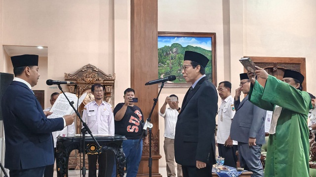 Alasan Fahrudin Datang Terlambat, Saat Dilantik Jadi Kepala BPBD Rembang