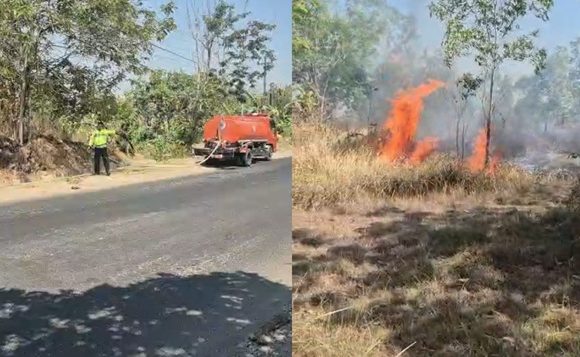 GOR Mbesi Dan Kampus Undip Rembang Siaga, Dikepung Kebakaran Lahan