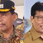 Bupati Rembang Harno dan Sekretaris Daerah (Sekda) Fahrudin.