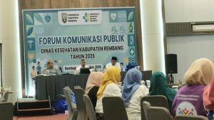 Forum Konsultasi Publik digelar Dinas Kesehatan Kabupaten Rembang di Hotel Aston Inn, Kamis (08 Oktober 2026).