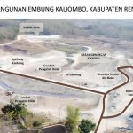 Embung Kaliombo masih proses pengerjaan.