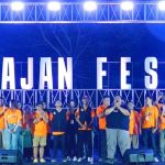 Panitia Njajan Fest 3X, saat moment penutupan, Minggu malam (04/10).