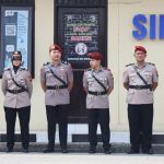 Tiga pejabat lama dan pejabat baru di jajaran Polres Rembang.