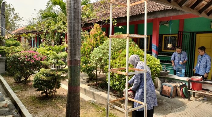 Strategi Sekolah Adiwiyata Tetap Hijau, Di Tengah Kemarau Panjang (SMP N 1 Pancur Punya Cara Khusus)