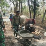 Penampilan tetap diperhatikan, dalam setiap aktivitas Satgas TMMD reguler ke-130 di Desa Ngajaran Kecamatan Sale.